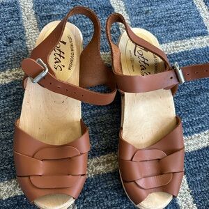 Lotta From Stockholm Tan Leather Sandals